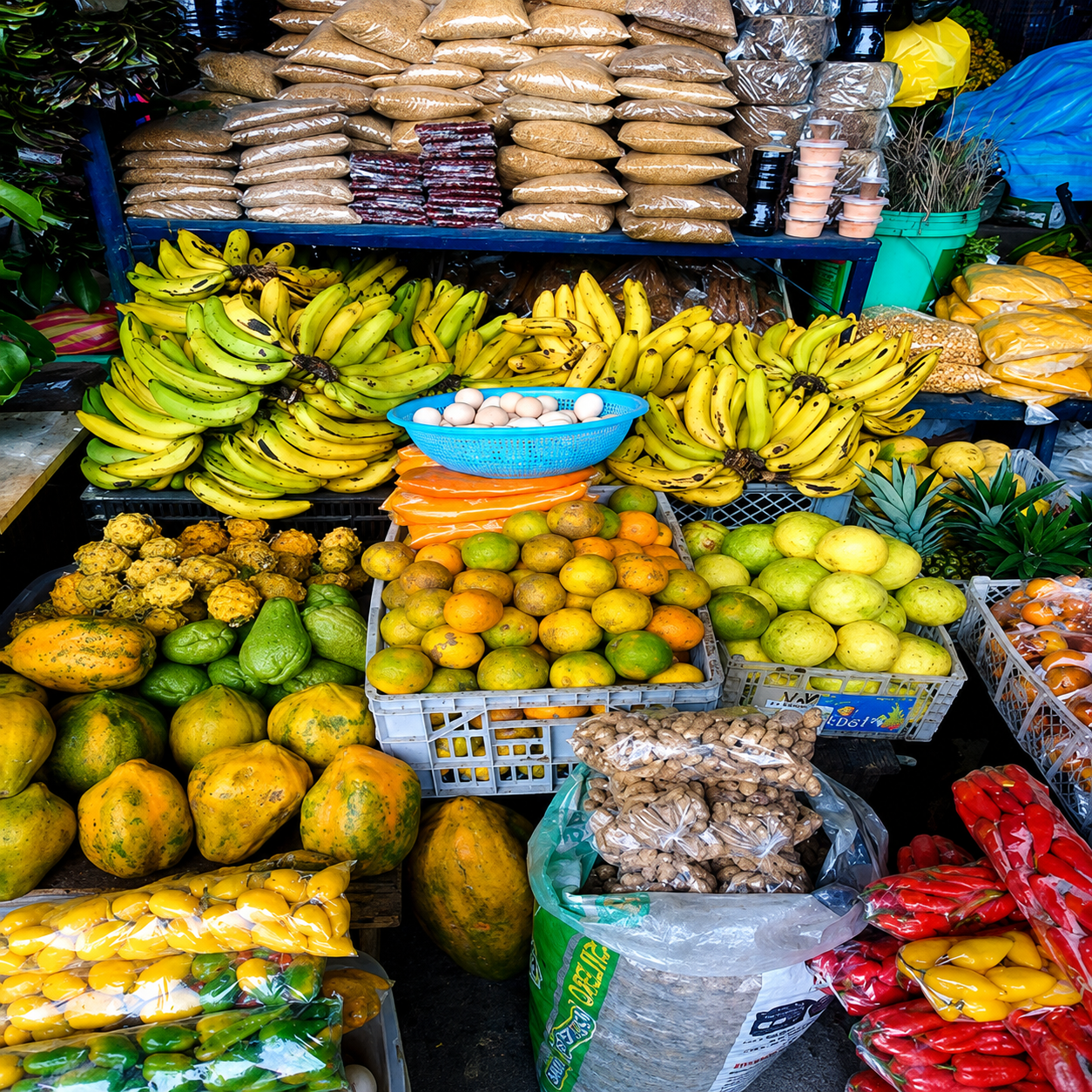 Productos amazónicos del Centro Agrícola de Pastaza